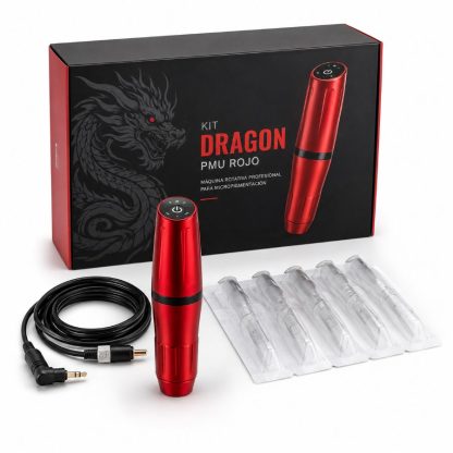 Kit Dragon Máquina de Maquillaje Permanente (Rojo)